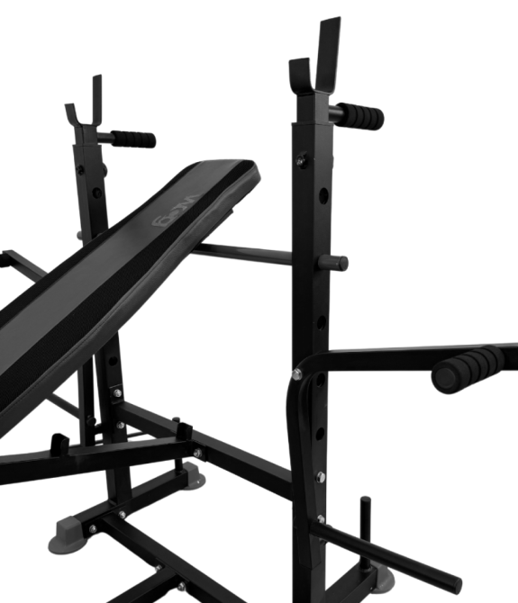 Скамья для жима многофункциональная WCG 0090 + Тяга + Брусья + Приставка скотта Набор HARD 60 кг Киев - изображение 6