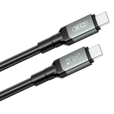 Дата кабель USB-C to USB-C 2.0m 240W black XO (NBQ264B_С_Black) Вінниця