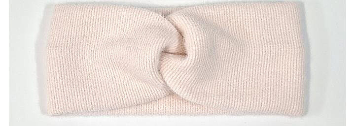 Пов'язка жіноча тепла ангорка рожева Київ - фото 1