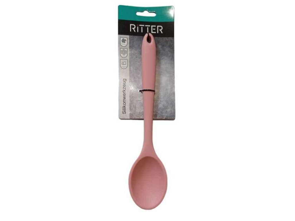 Ложка кухонна 27см силіконова 29-305-143 ТМ RITTER Київ - фото 1