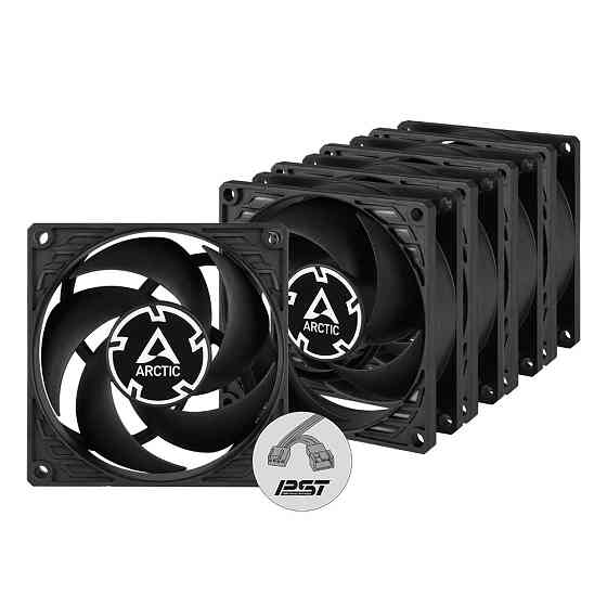 Вентилятор Arctic P8 PWM PST Black — 5 Pack (ACFAN00154A) ( 21328 ) Харьков