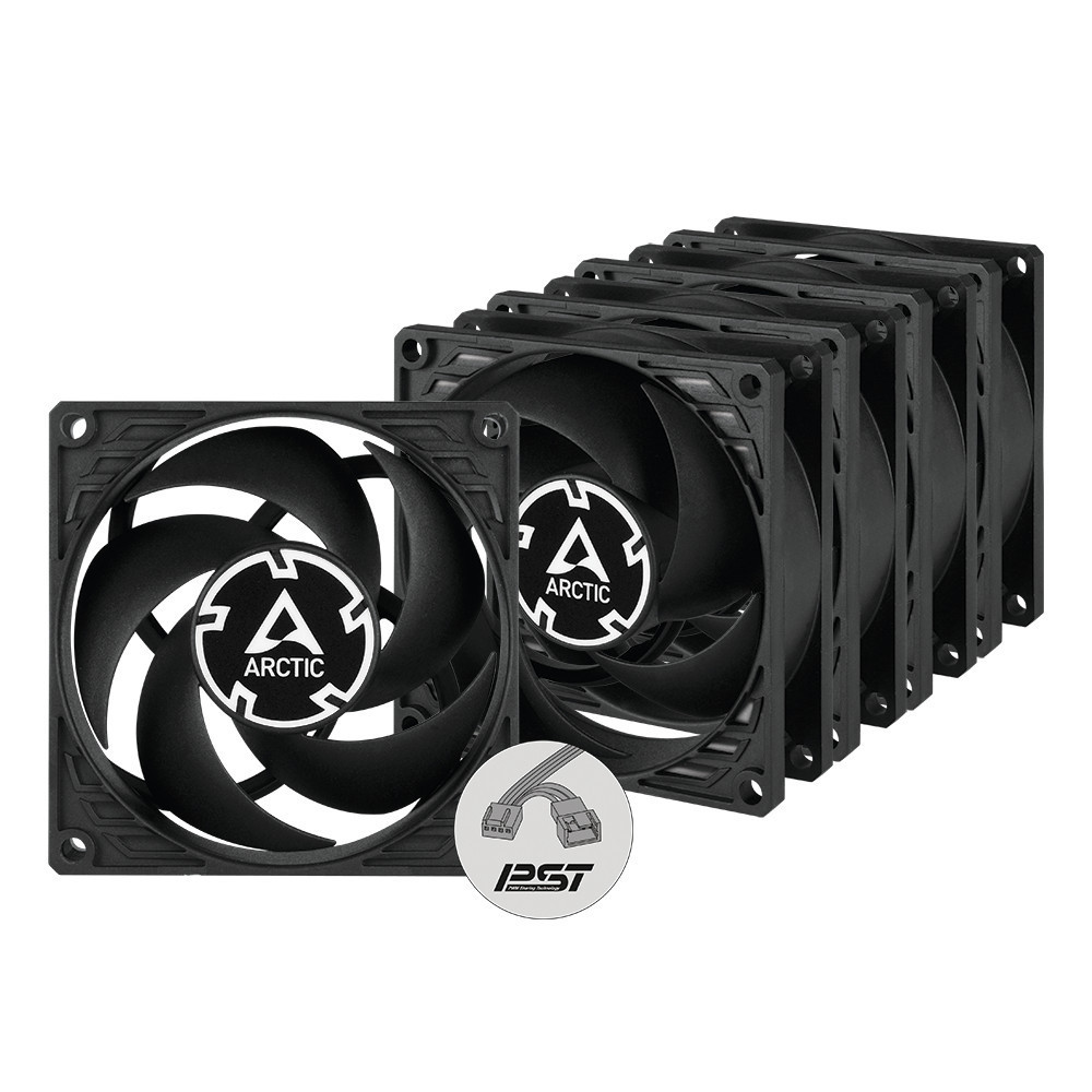 Вентилятор Arctic P8 PWM PST Black — 5 Pack (ACFAN00154A) ( 21328 ) Харьков - изображение 2