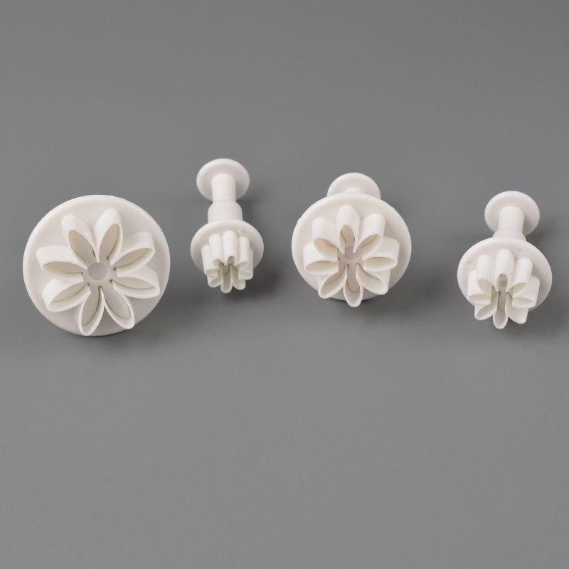 Набор кондитерских плунжеров Ромашки 4 штуки белый Киев - изображение 9