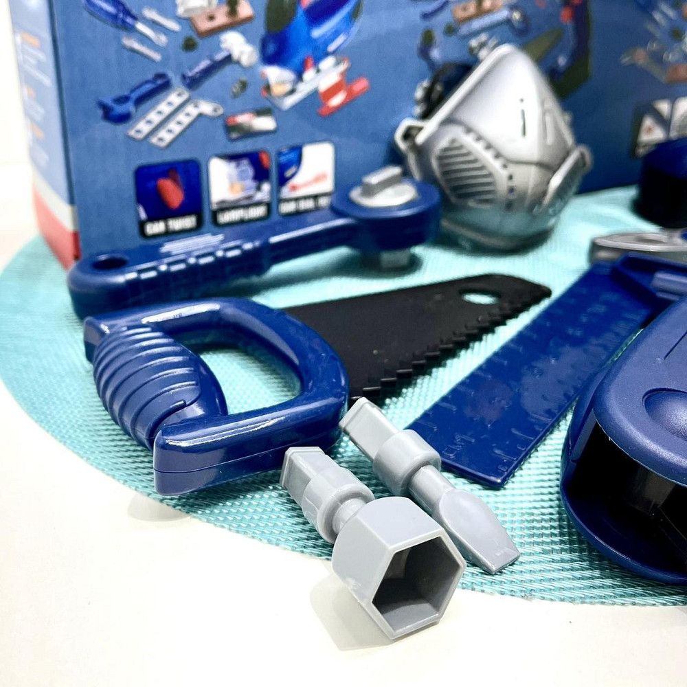 Набір інструментів електродриль та 14 предметів Синій Вид 1 (6801-2-3) Чернігів - фото 3