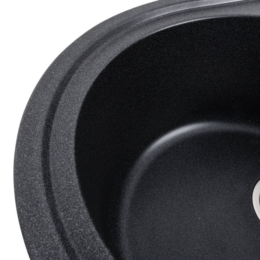 VALESO Гранітна мийка для кухні VALESO SOUL 6250 матова Карбон Коломыя - изображение 7