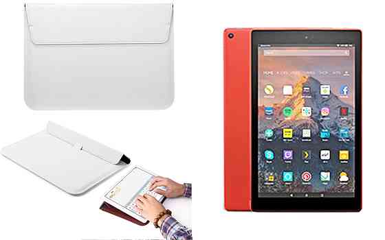Чехол-конверт VitoCase для Amazon Fire HD 10 2017, 2018, с функцией подставки для планшета Белый Киев