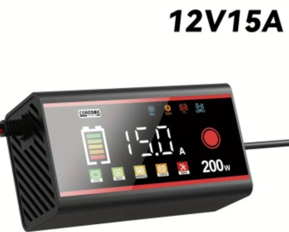 Зарядное устройство, зарядное для аккумулятора 12v 15A Харьков - изображение 1