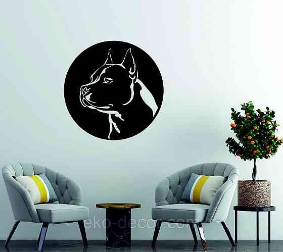 Декоративное настенное Панно «Стафф», Декор на стену 70*70 см, Черный Киев