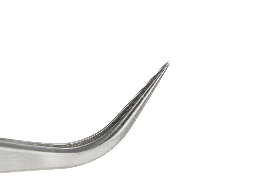 Пінцет прецизійний вигнутий "GeKo" 115 мм Київ - фото 2