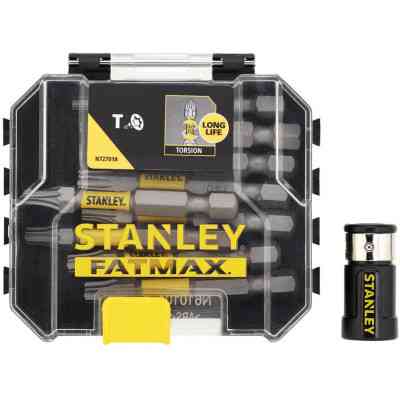 Набір біт Stanley FatMax, Torx, T10, T15, T20, T25, T30, Т40, L = 50 мм, 10 шт, кейс (STA88566) Вінниця