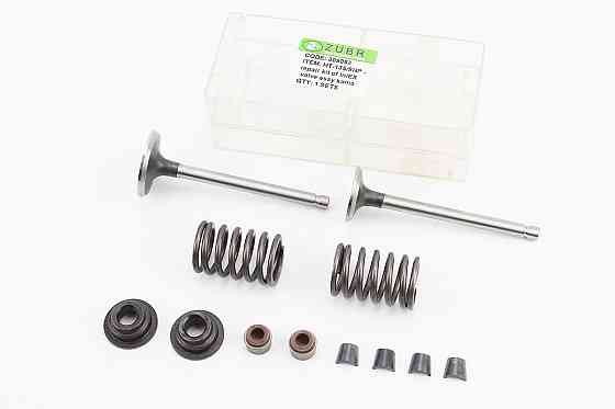 Клапан впускний (h-94,3; D-35,5; d-7), випускний (h-94,3; D-29; d-7) к-кт 2шт 186F + пружина-2шт + шайба-2шт + сухар-4шт, + сальник-2шт Київ