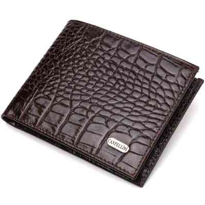 Портмоне Canpellini Из натуральной кожи Коричневое (21870) Винница