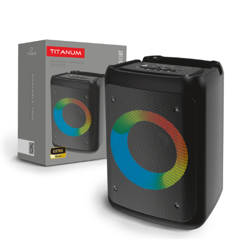 Портативна колонка TITANUM SPK511BT 10W RGB Black (12шт/ящ) Житомир