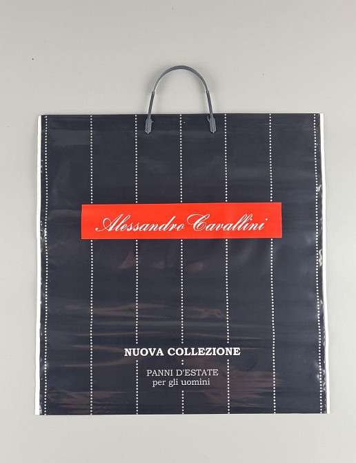 Пакет-сумка 40х43 з пластиковою ручкою  "Алессандро "   (10 шт) Харків - фото 1