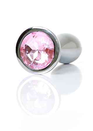 Анальна пробка - Jewellery Silver Plug M Pink Sex Aura Київ