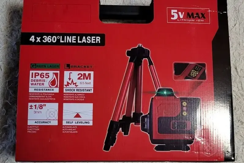 Лазерный уровень 4D 16 линий с проекцией 360° Коломия - фото 6