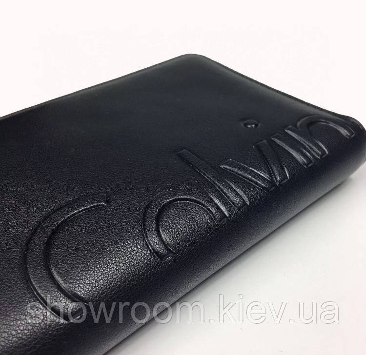 Чоловічий брендовий шкіряний клач на змійці (1396) Київ - фото 2