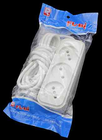 Удлинитель FL-BI 3 гнезда, 3 метра, керамика Днепр