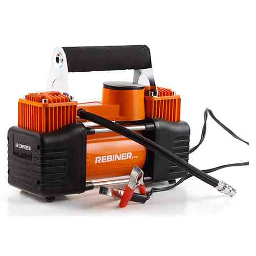Компресор для шин Rebiner RAC-410 R13-R18, 10 атм — надійний двопоршневий Львів
