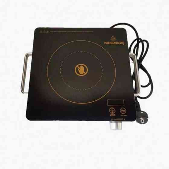 Комфорочна електроплита Crownberg CB-1325, Потужна електроплита для дому, Плита на стіл електрична LR-86 Івано-Франківськ