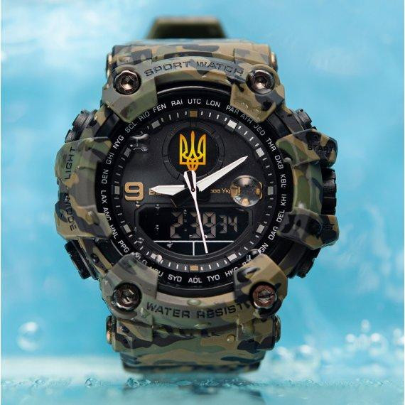 Чоловічий наручний годинник Besta United (Камуфляж) Київ - фото 2