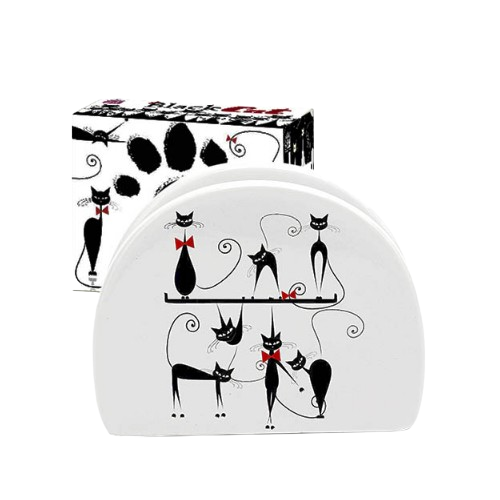 Серветниця 10см/h-8см Чорна кішка 3662-12 S&T Житомир - изображение 1