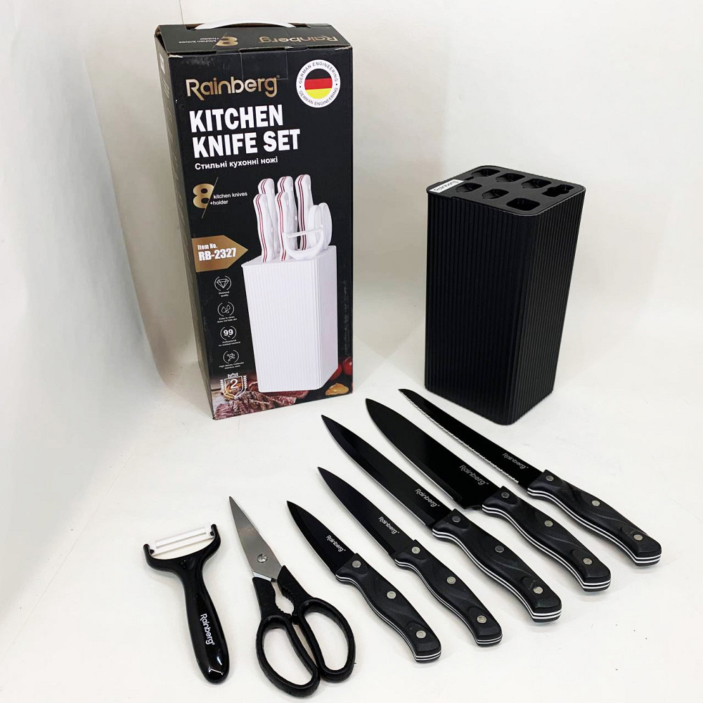 Набір ножів для готування, Набір ножів для кожної кухні, Кухонний ніж з нержавіючої сталі металевий PA-37 Івано-Франківськ - фото 3