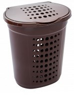Кошик для білизни 60л темно-коричневий Алеана Житомир - фото 1