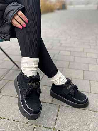 Edan Instruments Черевики жіночі EDAN 157 чорні (зима, замша натуральна) (6130) Коломия