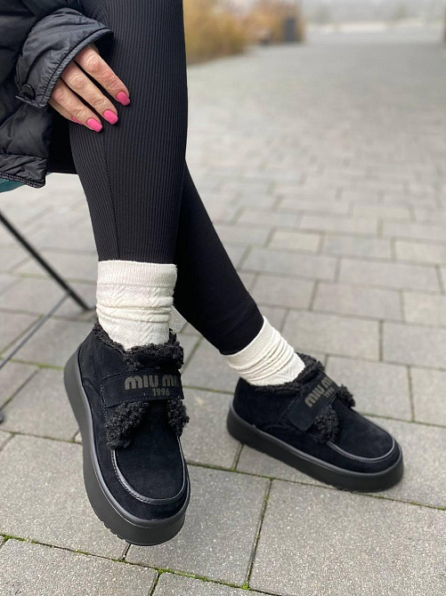 Edan Instruments Черевики жіночі EDAN 157 чорні (зима, замша натуральна) (6130) Коломия - фото 2