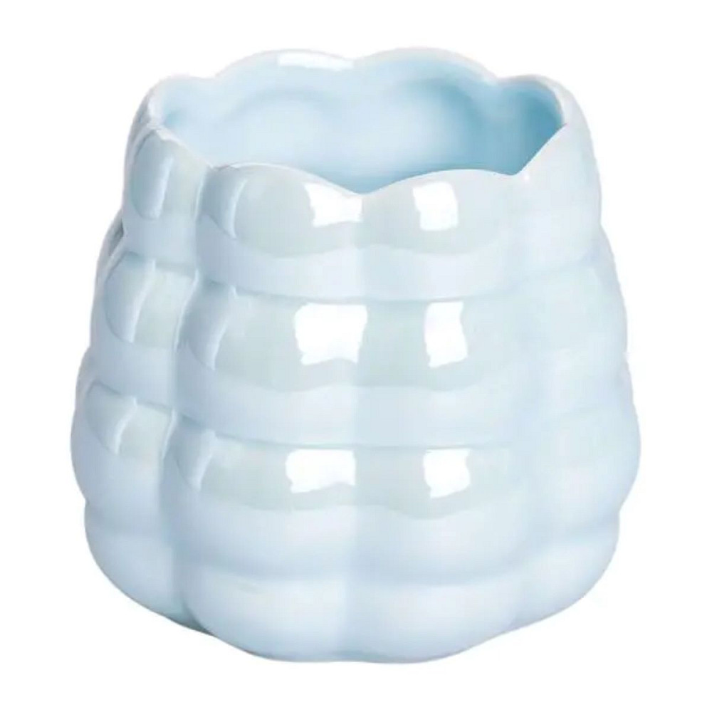 Yiwu Набір десертних виделок і ложок на 3 персони з підставкою з порцелянау 7 предметів Блакитн Коломия - фото 3