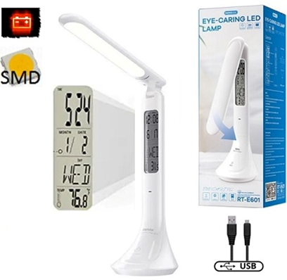 Настольная лампа Remax RT-E601 сенсорный экран microUSB (Белая) Винница - изображение 2