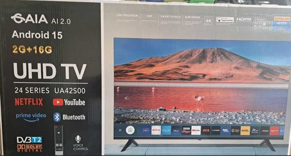 Телевізор Samsung smart TV 32 Android15 4K Wi-Fi+T2 UHD смарт 34 43 Київ - фото 1