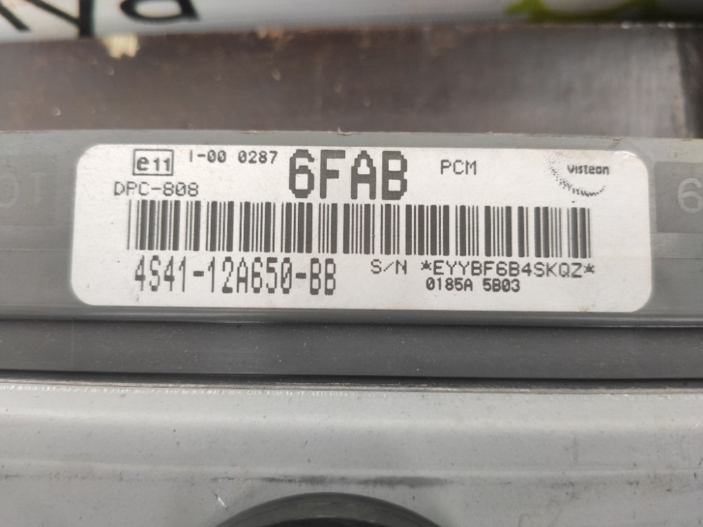 Блок керування двигуном комплект Ford Connect 1.8 tdci 2002-2006 (4S41-12A650-BB) Ковель - изображение 6