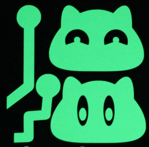 Наклейка люминесцентная 