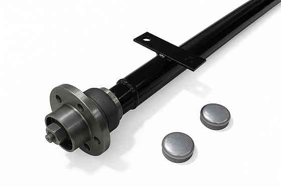 Балка для прицепа квадратная, усиленная (толщина 6 мм) со ступицами шплинтованными АТВ-155 (01Р) Винница