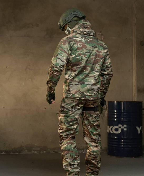 Демисезонный тактический костюм Cофтшел Softshell Rocket НП4862 (Мультикам) L Киев - изображение 4