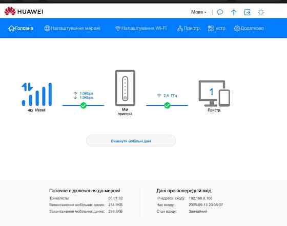 4G/3G Wi-Fi роутер Huawei B311-221 | Маршрутизатор. Харків