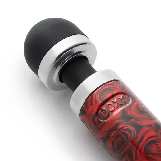 Вібромасажер DOXY Die Cast 3 ROSE PATTERN, дуже потужний, живлення 220В, металевий корпус Львов