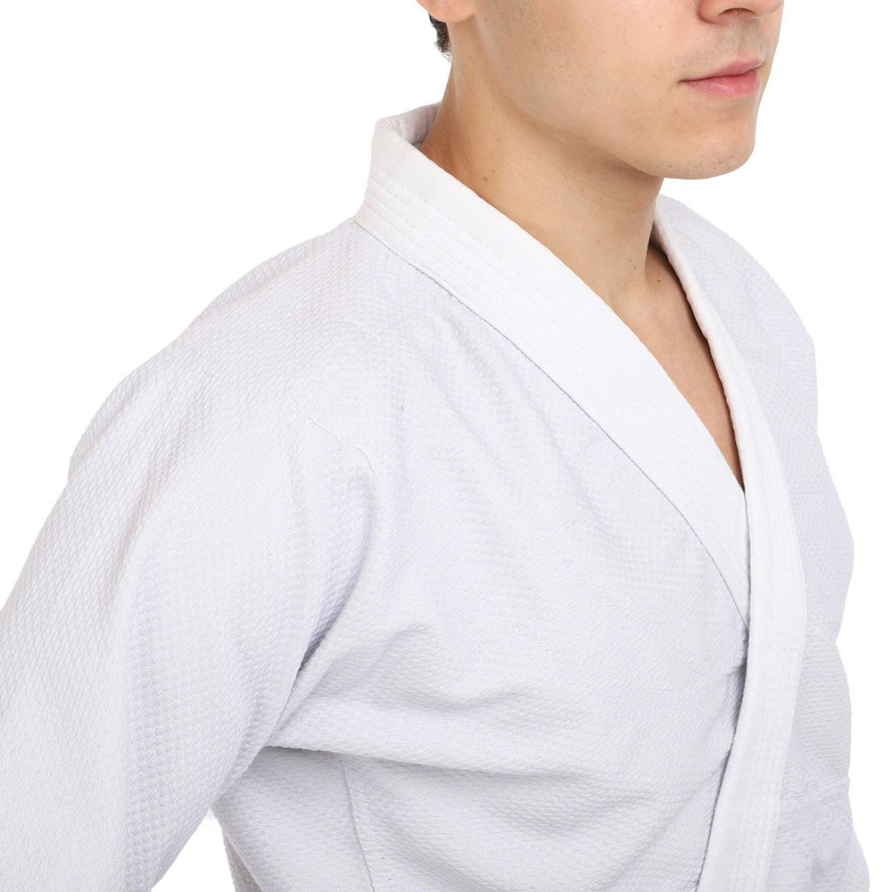 Кімоно для дзюдо HARD TOUCH CO-8917 розмір 120-190 см білий Спортивна форма Київ - фото 8