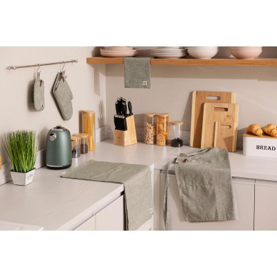 Салфетка на стол Ardesto Oliver зеленый 40х40 см, 100% хлопок (ART06OG) Винница - изображение 5