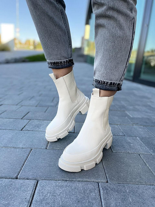 Черевики жіночі TEE бежеві еко-шкіра висота 17см ( -3) Коломыя - изображение 7