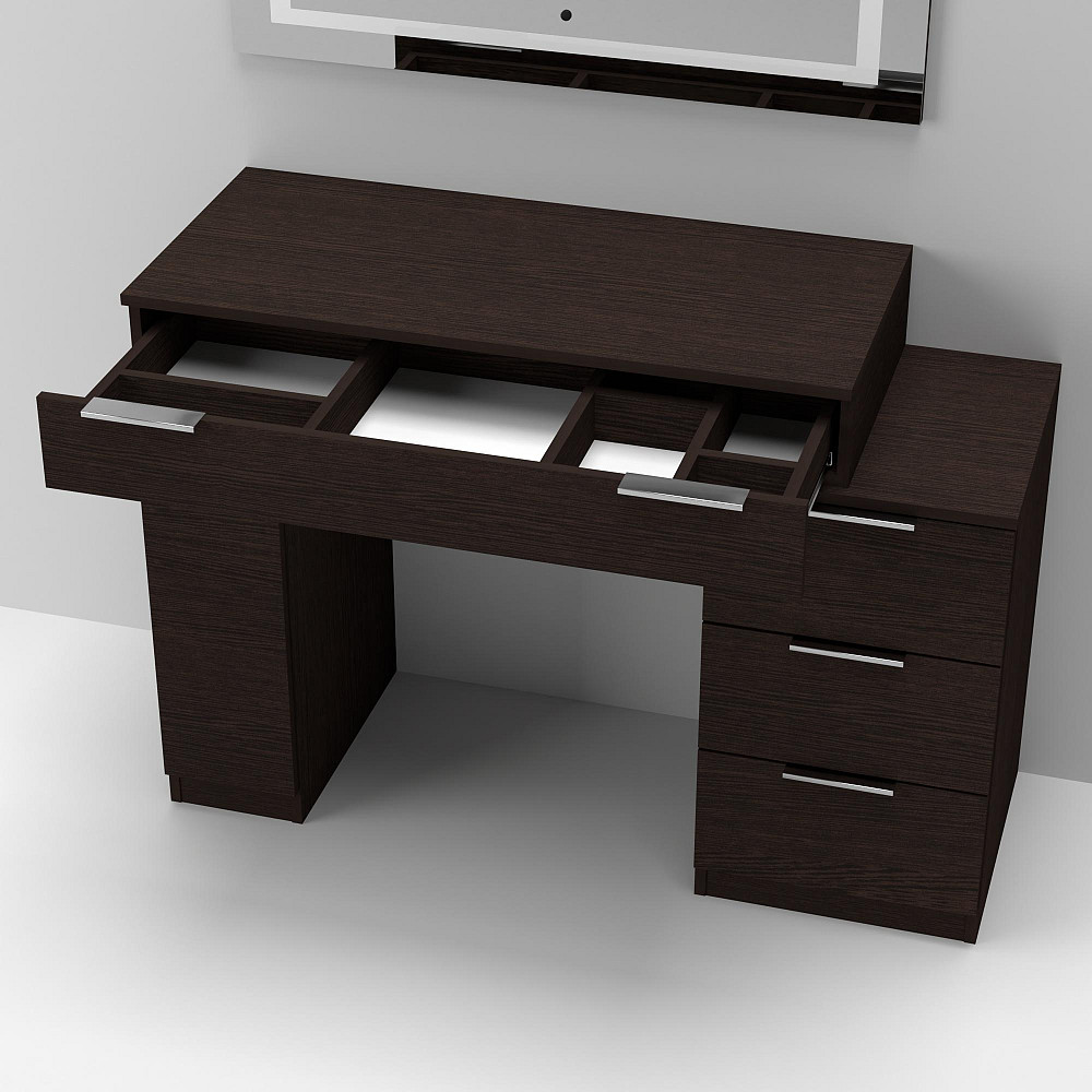 Стол туалетный Трюмо Кристалл, Венге Магия, 1200/452/847 Львов - изображение 2