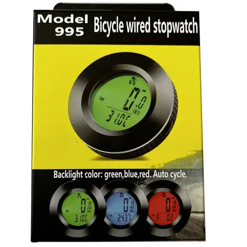 Велокомп'ютер Bicycle Computer NO:997/995 з трьома кольорами підсвічування екрану (19 функцій) Вінниця - фото 6