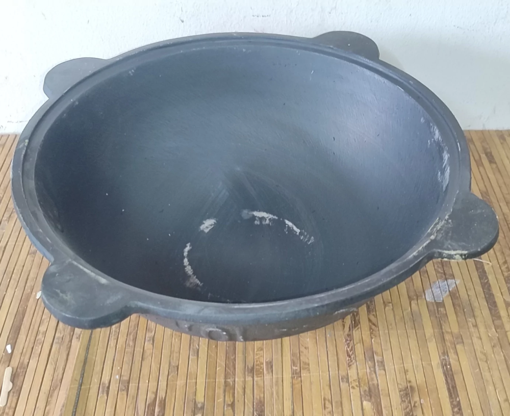 Казан чугунный узбекский 10л с плоским дном и алюминиевой крышкой Киев - изображение 4