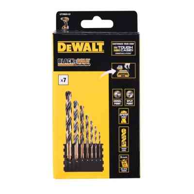 Набір свердл DeWALT у касеті для Tough Case, по металу Black&amp;Gold, 8 шт (DT70829) Вінниця