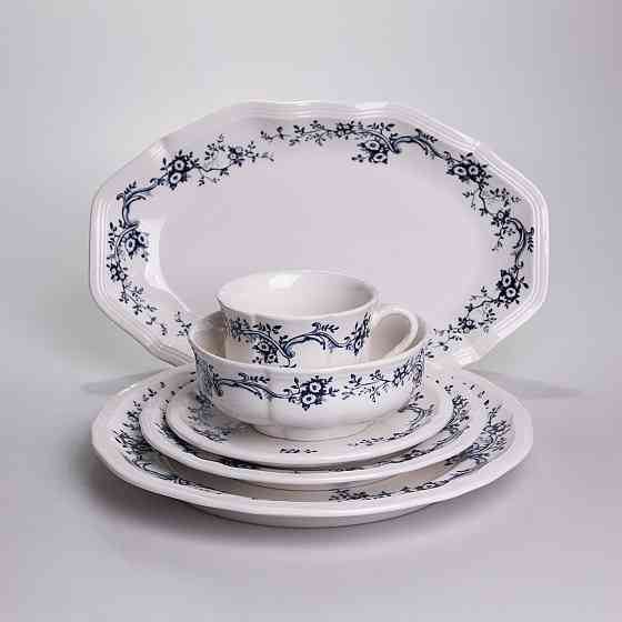 Столовий набір посуду тарілок і чашок 32 предмети на 6 персон Vintage порцеляновий YY78-10A SBR Київ