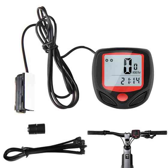 Велокомп'ютер SB-318/2016, підсвічування дисплея, 15 функцій PE-61 Львів