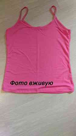Женская тонкая майка 40 розовый Киев