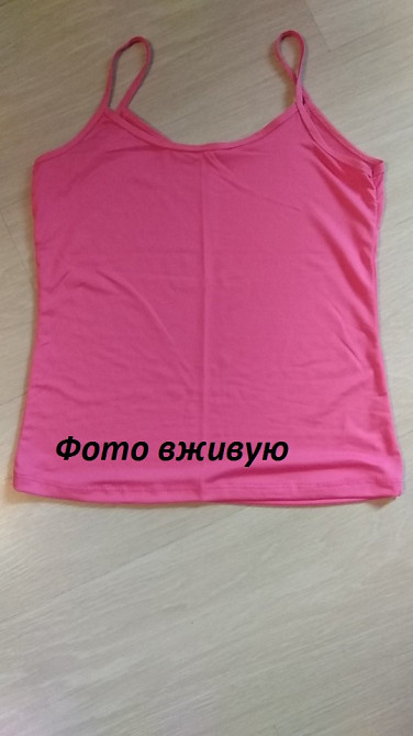 Женская тонкая майка 40 розовый Киев - изображение 2